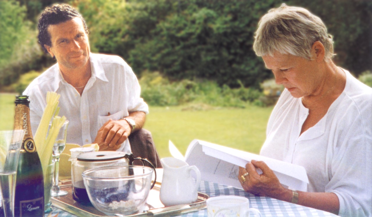 Max Couper with Judi Dench 2000.